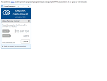 Tablet Screenshot of help.crosig.hr